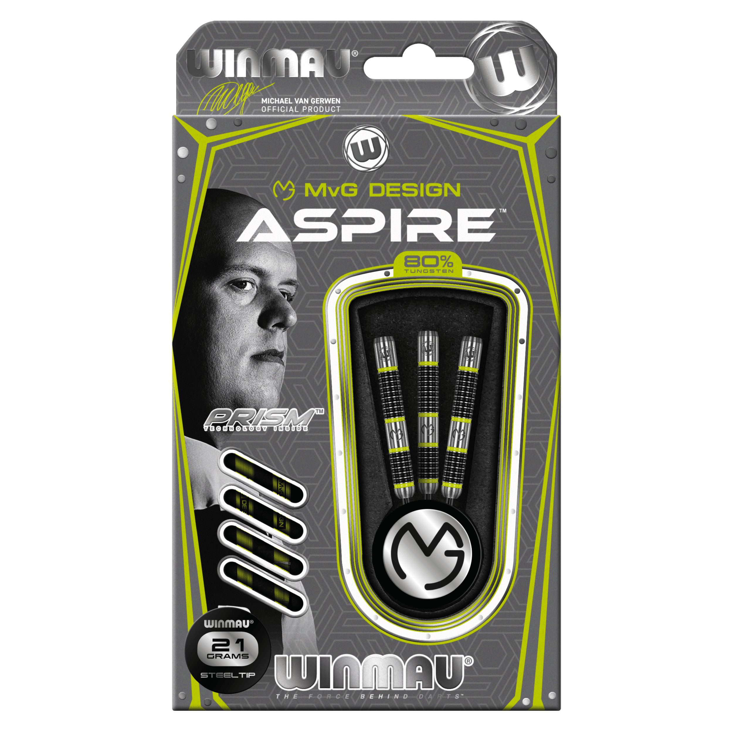 Winmau - Mvg Aspire 80% - Steel Darts Szett - Direct Darts - 3