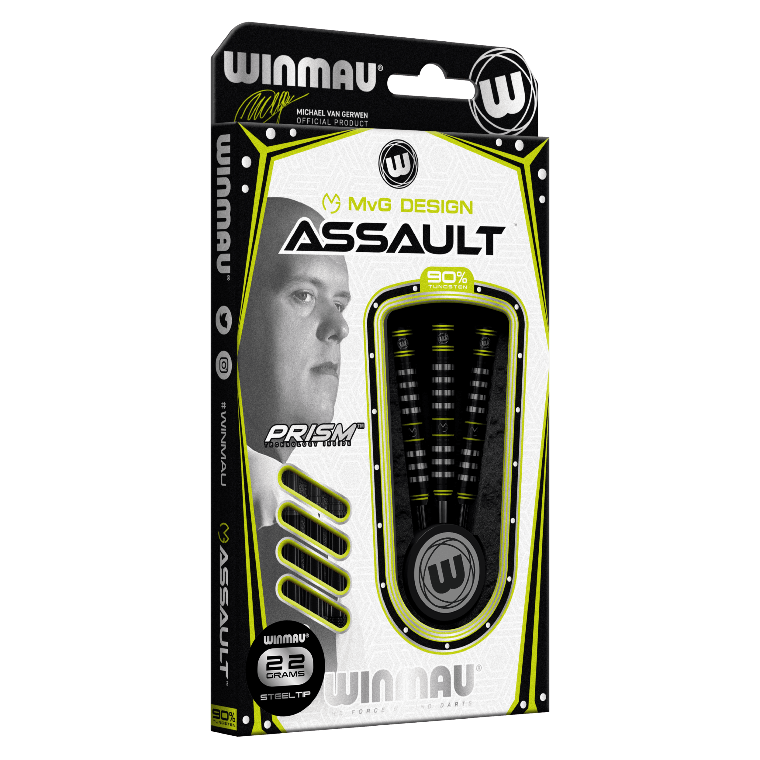 Winmau - Mvg Assault 90% - Steel Darts Szett - Direct Darts - 3