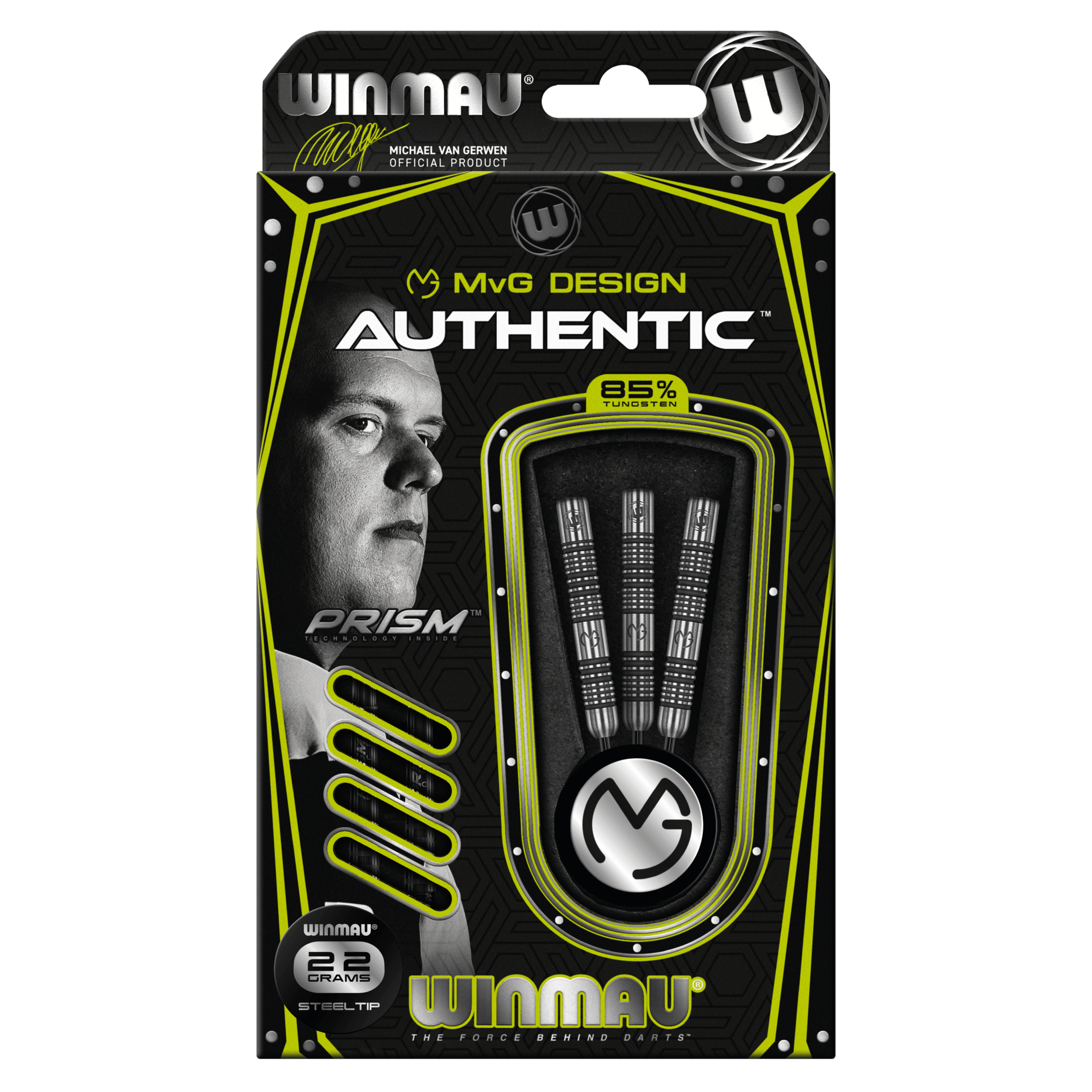 Winmau - Mvg Authentic 85% - Steel Darts Szett - Direct Darts - 3