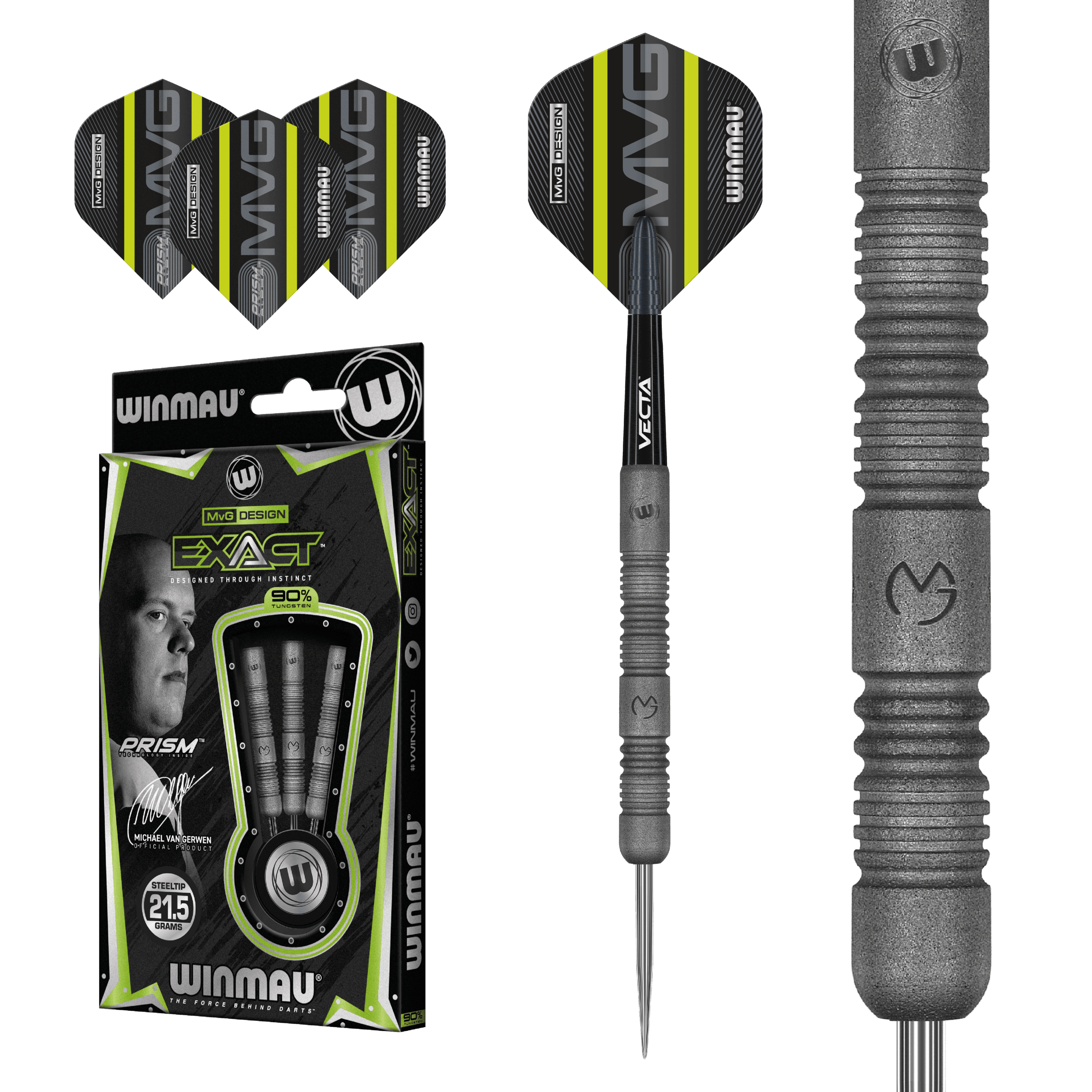 Winmau - Mvg Exact 90% - Steel Darts Szett - Direct Darts - 2