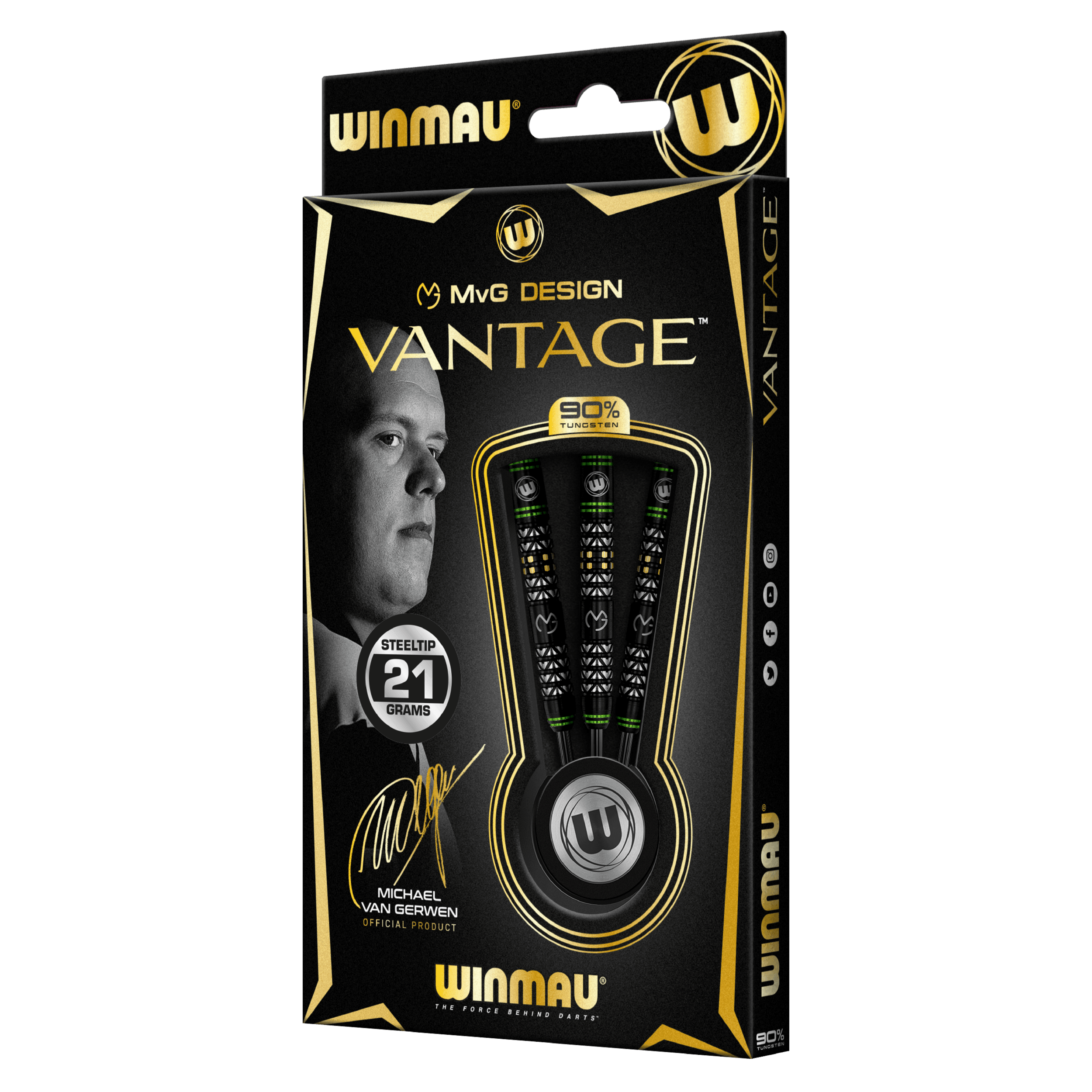 Winmau - Mvg Vantage 90% - Steel Darts Szett - Direct Darts - 3