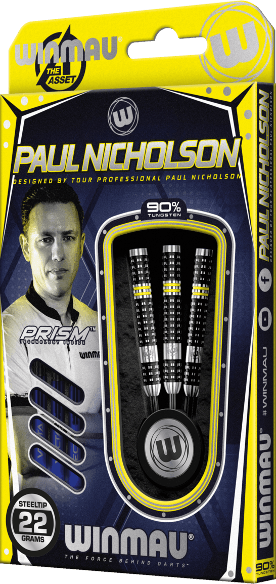 Winmau - Paul Nicholson 90% - Steel Darts Szett - Direct Darts - 3
