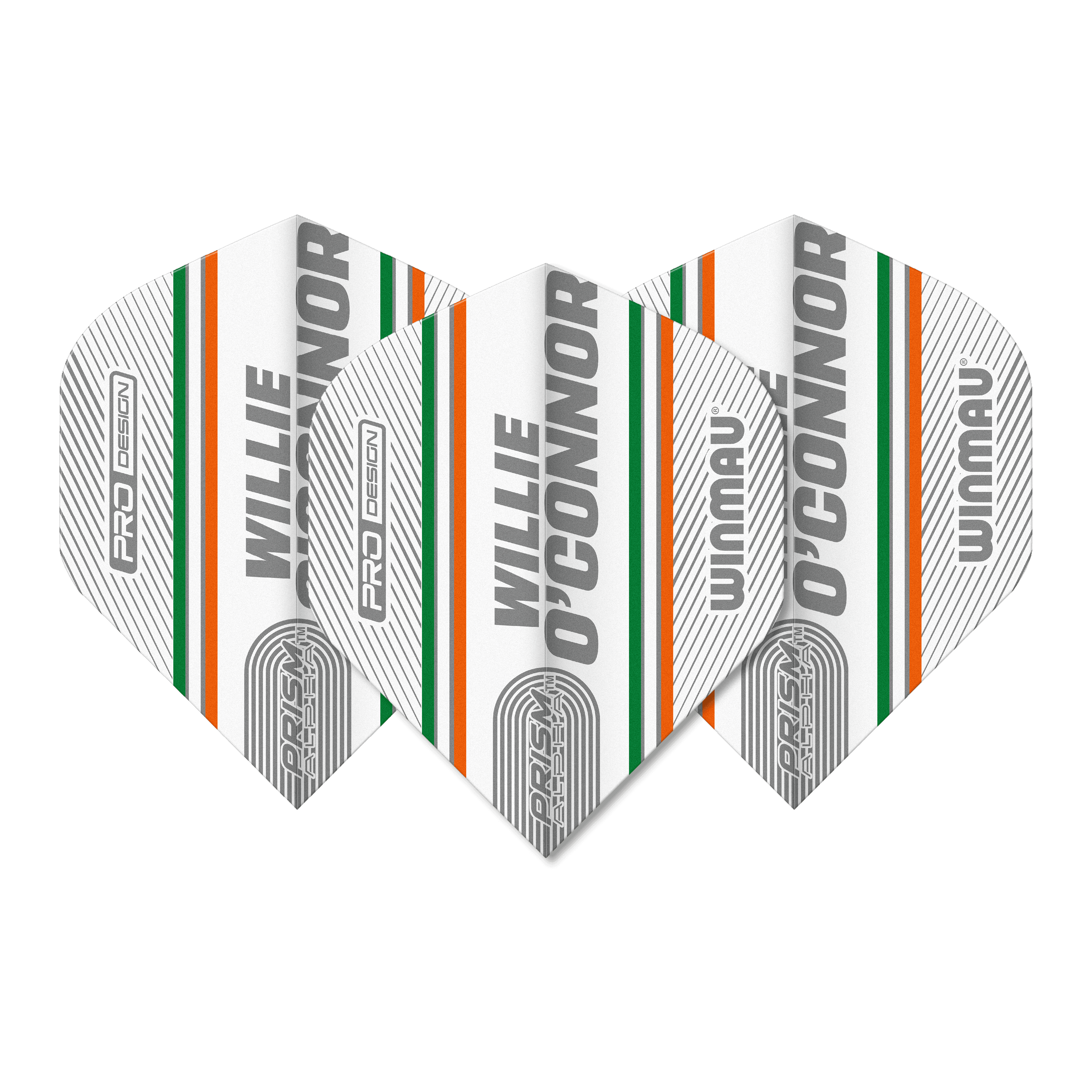 Winmau - Prism Alpha - Willie O'Connor - 100 Mikron - Darts Toll - Direct Darts - 1