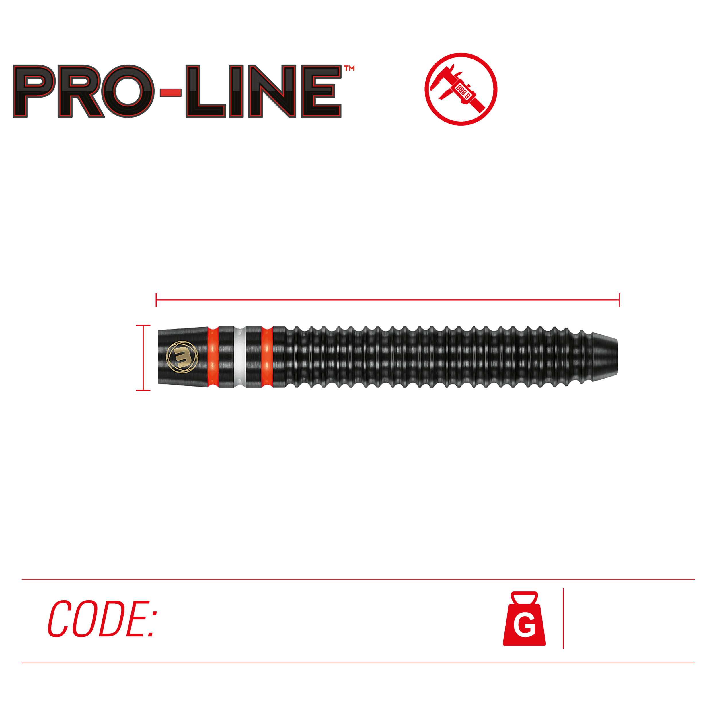 Winmau - Pro-Line 90% - Steel Darts Szett - Direct Darts - 4
