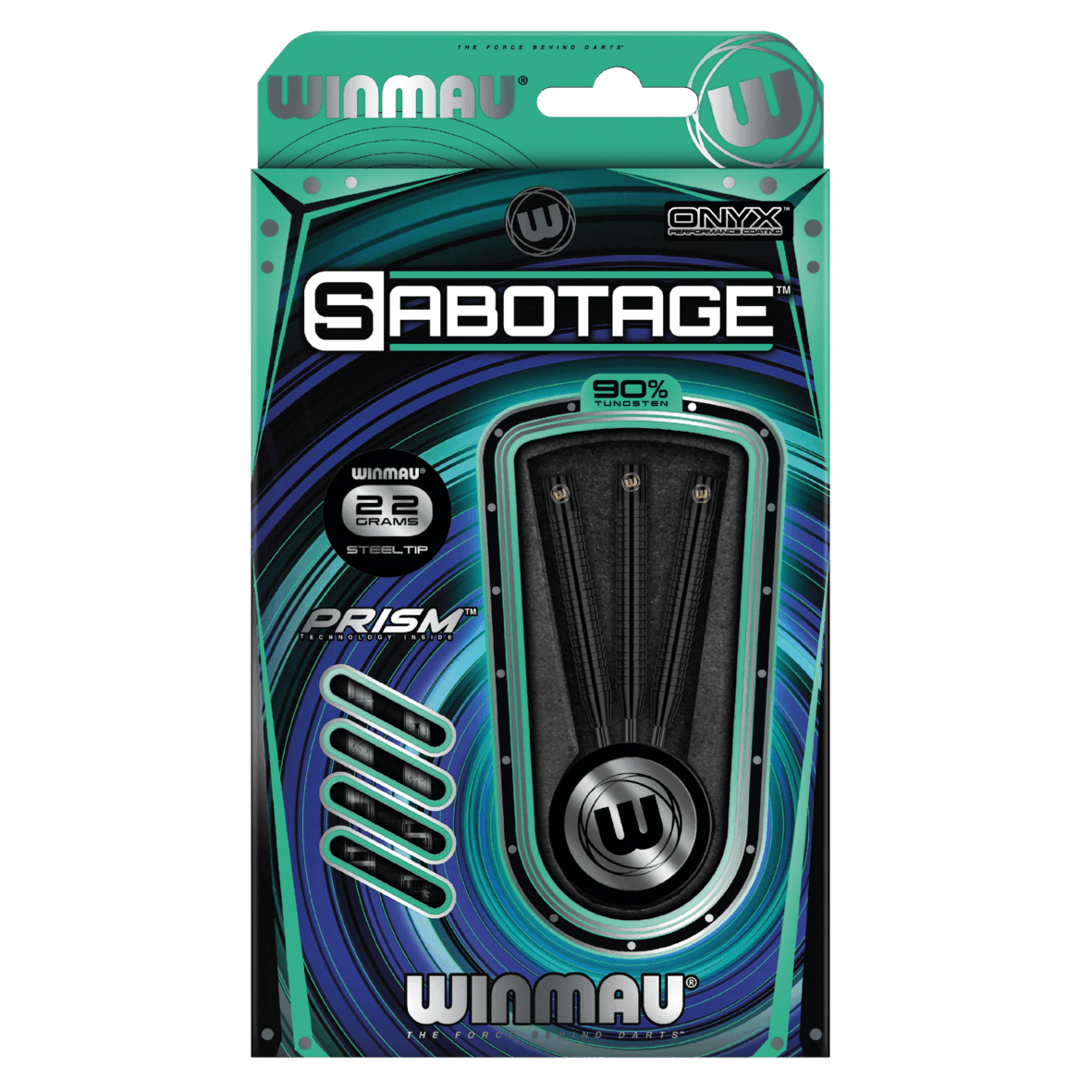 Winmau - Sabotage Onyx 90% - Steel Darts Szett - Direct Darts - 3