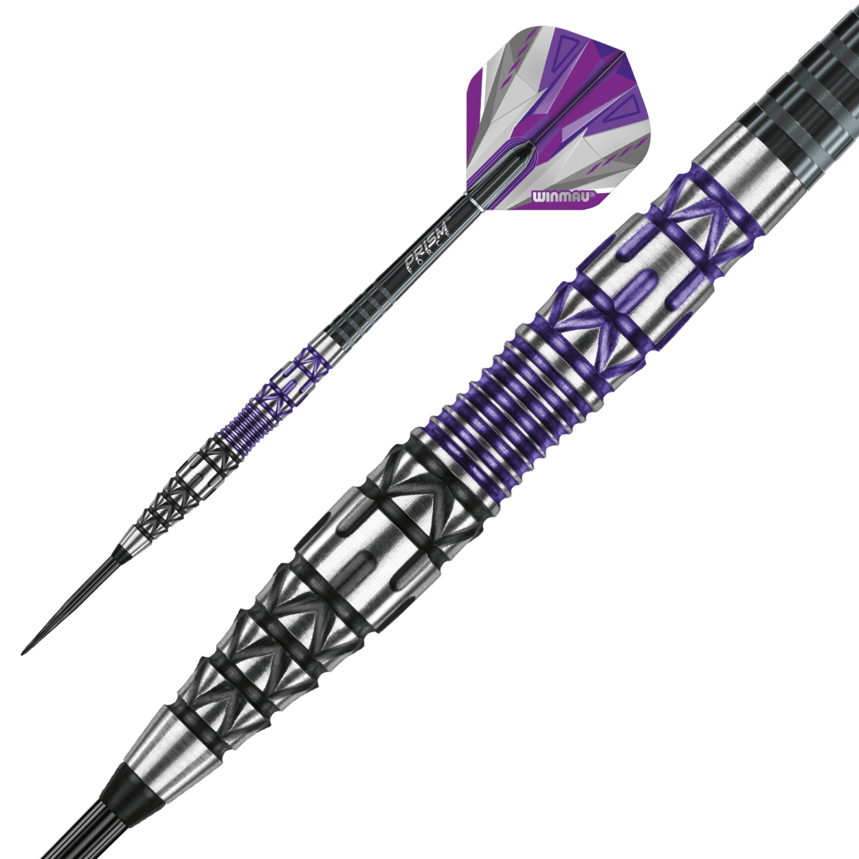 Winmau - Simon Whitlock Fekete/Lila 90% - Steel Darts Szett - Direct Darts - 1