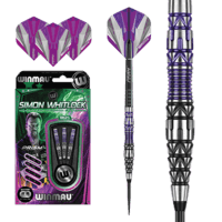 Winmau - Simon Whitlock Fekete/Lila 90% - Steel Darts Szett - Direct Darts - 2