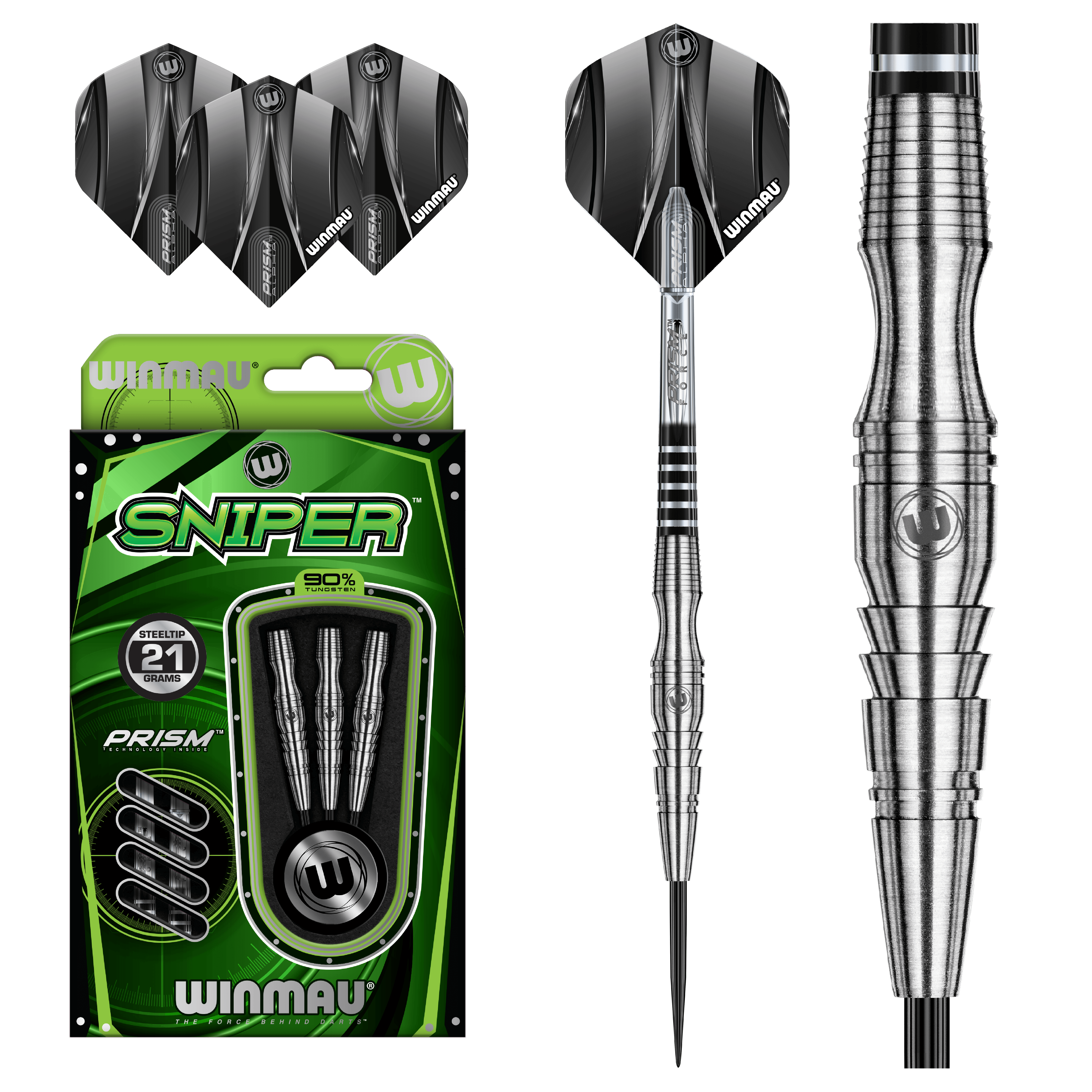 Winmau - Sniper V2 90% - Steel Darts Szett - Direct Darts - 2