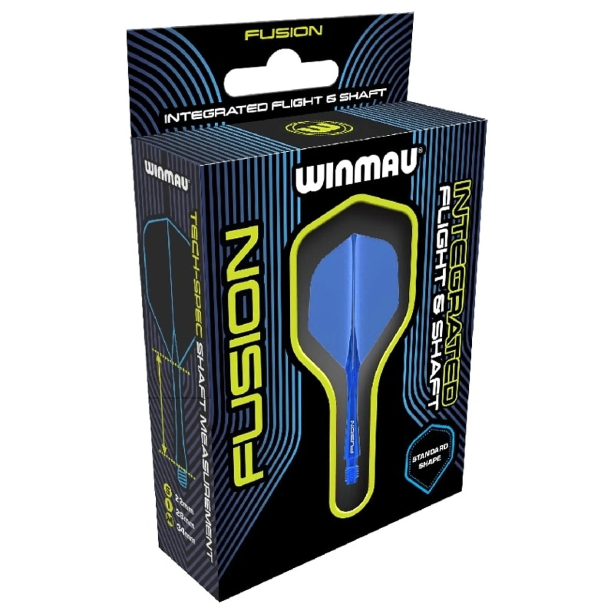 Winmau - Fusion - Azure Kék - No2 - Darts Toll/Szár - Direct Darts - 4
