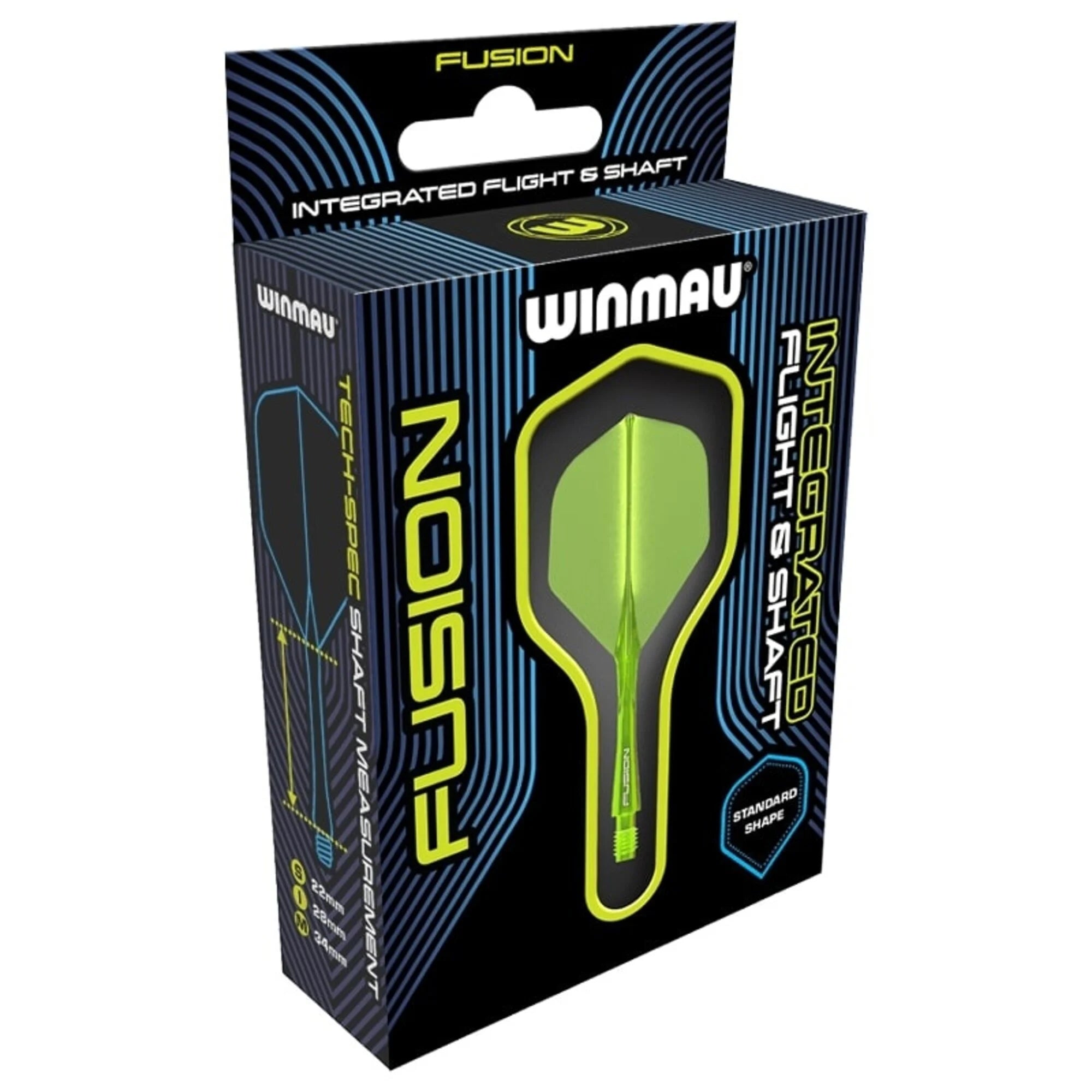 Winmau - Fusion - Sárga - No2 - Darts Toll/Szár - Direct Darts - 3