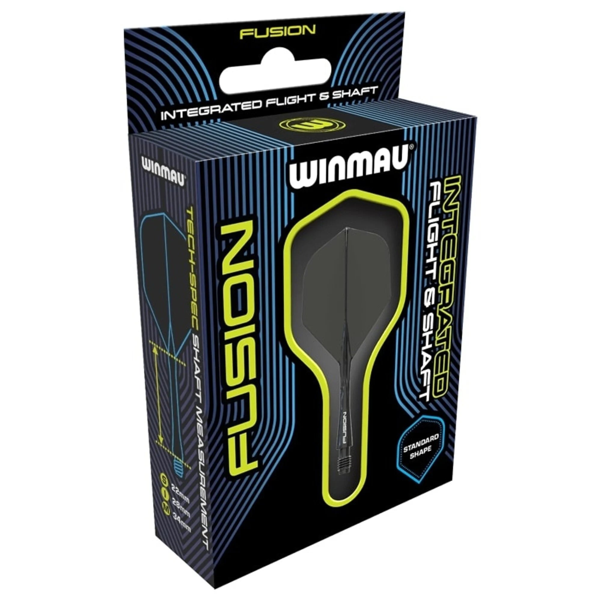 Winmau - Fusion - Fekete - No2 - Darts Toll/Szár - Direct Darts - 4