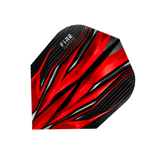 Harrows - Fire Piros - 100 Mikron - Darts Toll - Direct Darts - 1