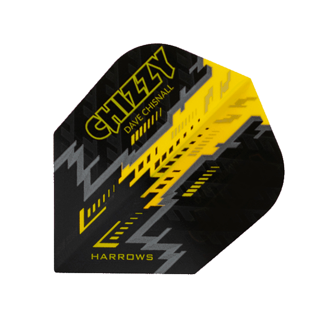 Harrows - Prime Chizzy Fekete/Sárga - 100 Mikron - Darts Toll - Direct Darts - 1