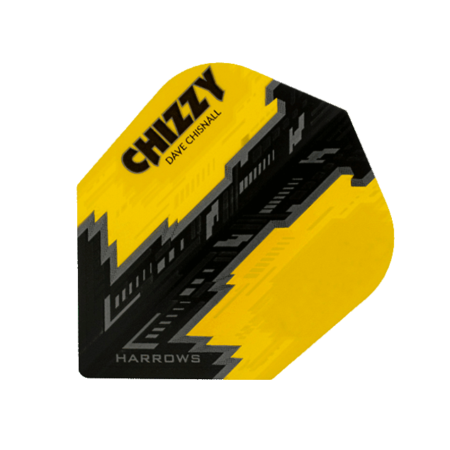 Harrows - Prime Chizzy Sárga/Fekete - 100 Mikron - Darts Toll - Direct Darts - 1