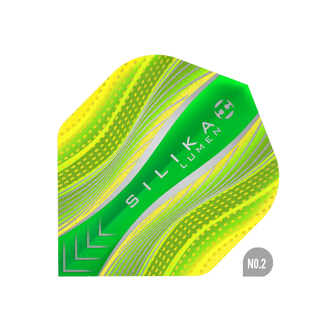Harrows - Silika Lumen No2 Sárga/Zöld - 100 Mikron - Darts Toll - Direct Darts - 1