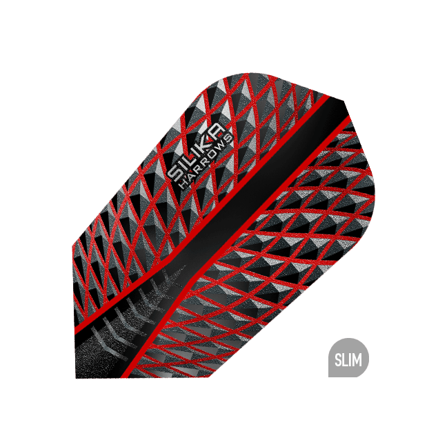 Harrows - Silika Slim Piros - 100 Mikron - Darts Toll - Direct Darts - 1