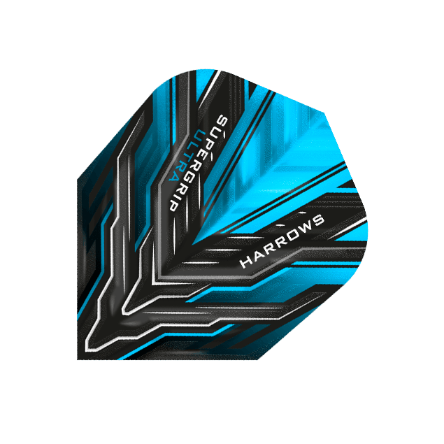 Harrows - Supergrip Ultra Aqua - 100 Mikron - Darts Toll - Direct Darts - 1