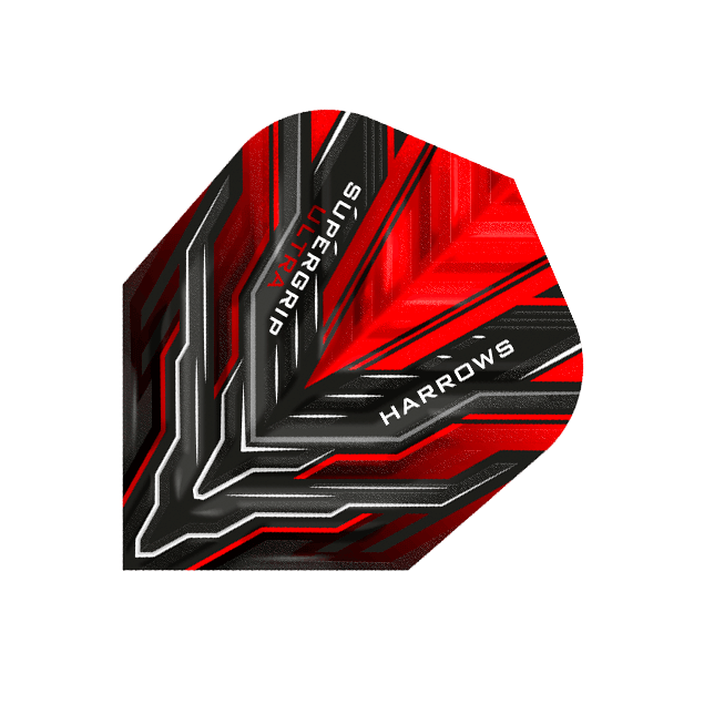 Harrows - Supergrip Ultra Piros - 100 Mikron - Darts Toll - Direct Darts - 1