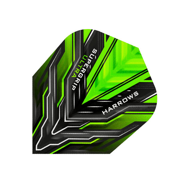 Harrows - Supergrip Ultra Zöld - 100 Mikron - Darts Toll - Direct Darts - 1