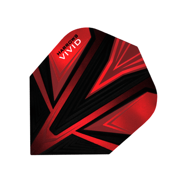 Harrows - Vivid Piros - 100 Mikron - Darts Toll - Direct Darts - 1