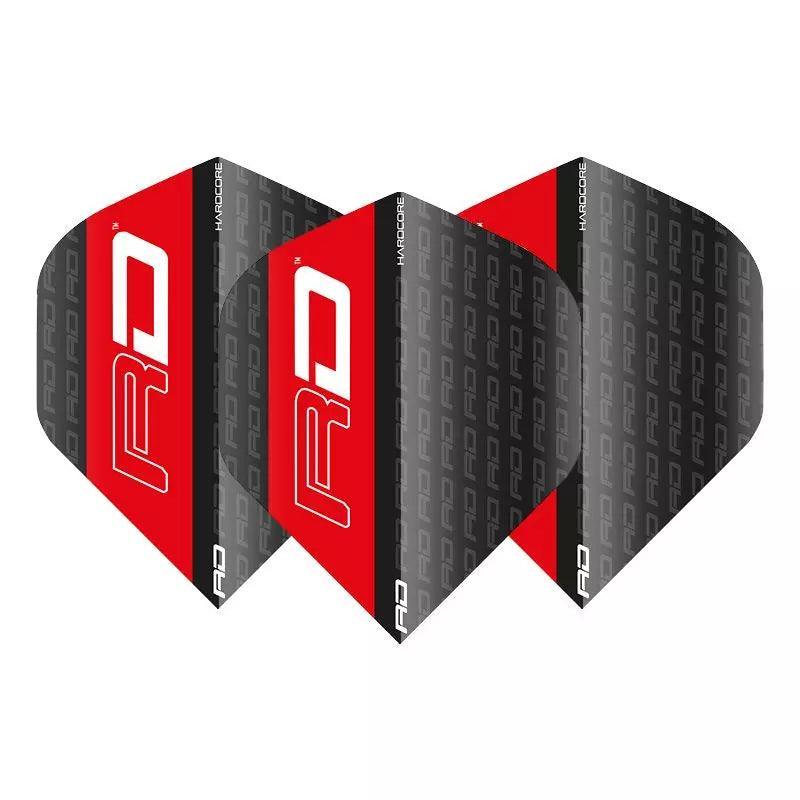 Red Dragon - Hardcore Xt Fekete & Piros - 100 Mikron - Darts Toll - Direct Darts - 1