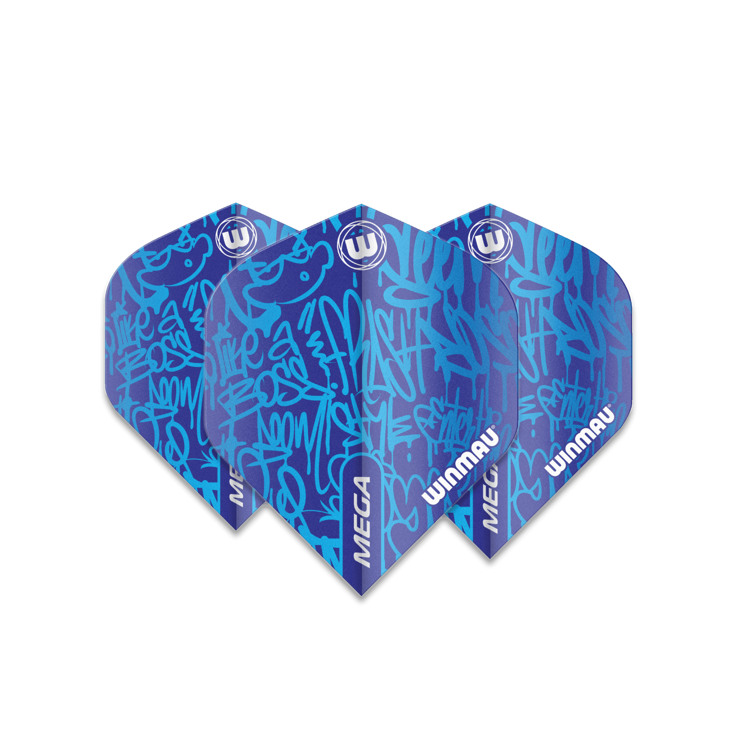 Winmau - Mega Standard Kék - 75 Micron - Darts Toll - Direct Darts - 1
