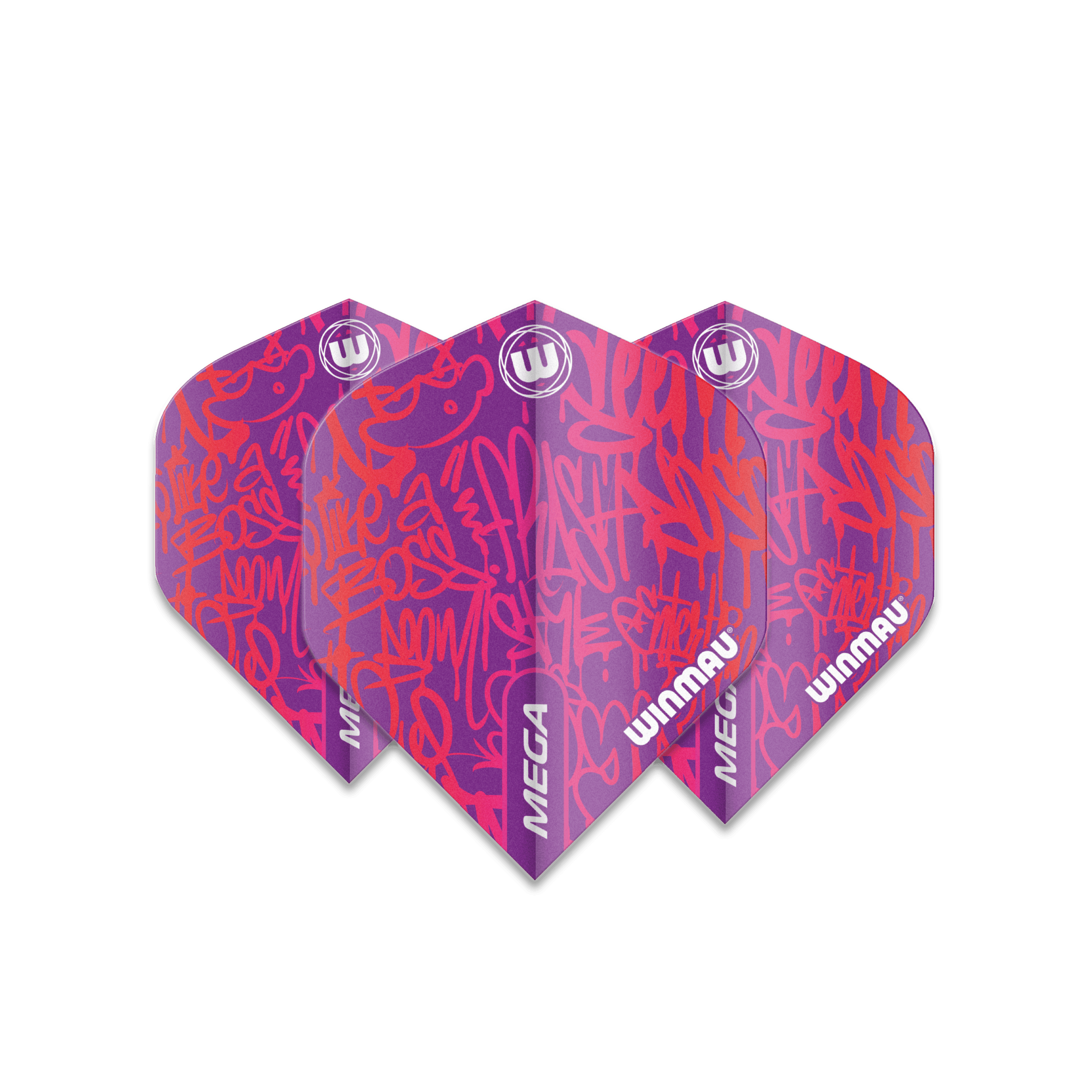 Winmau - Mega Standard Lila - 75 Micron - Darts Toll - Direct Darts - 1