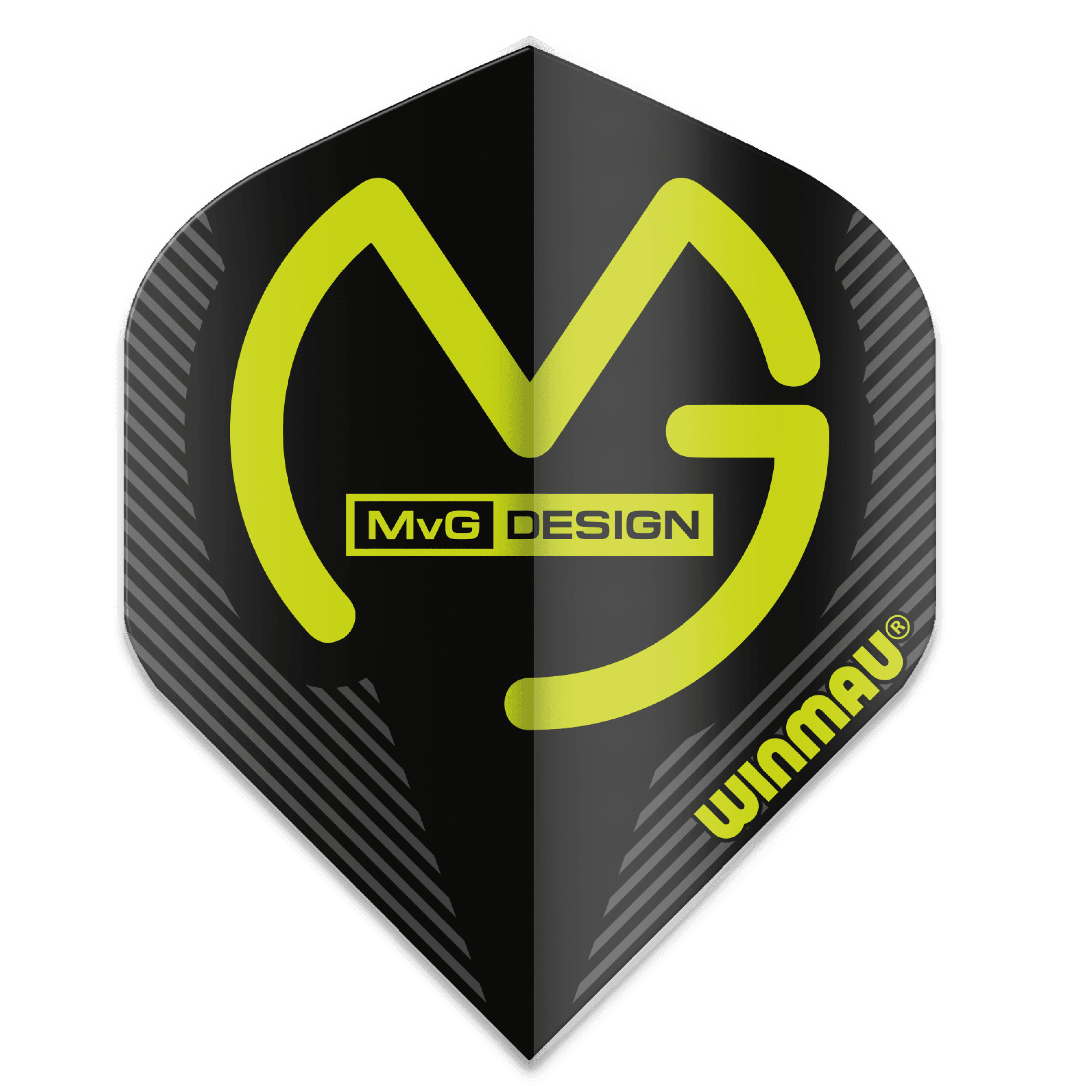 Winmau - Mega Standard Mvg Fekete - 75 Micron - Darts Toll - Direct Darts - 1