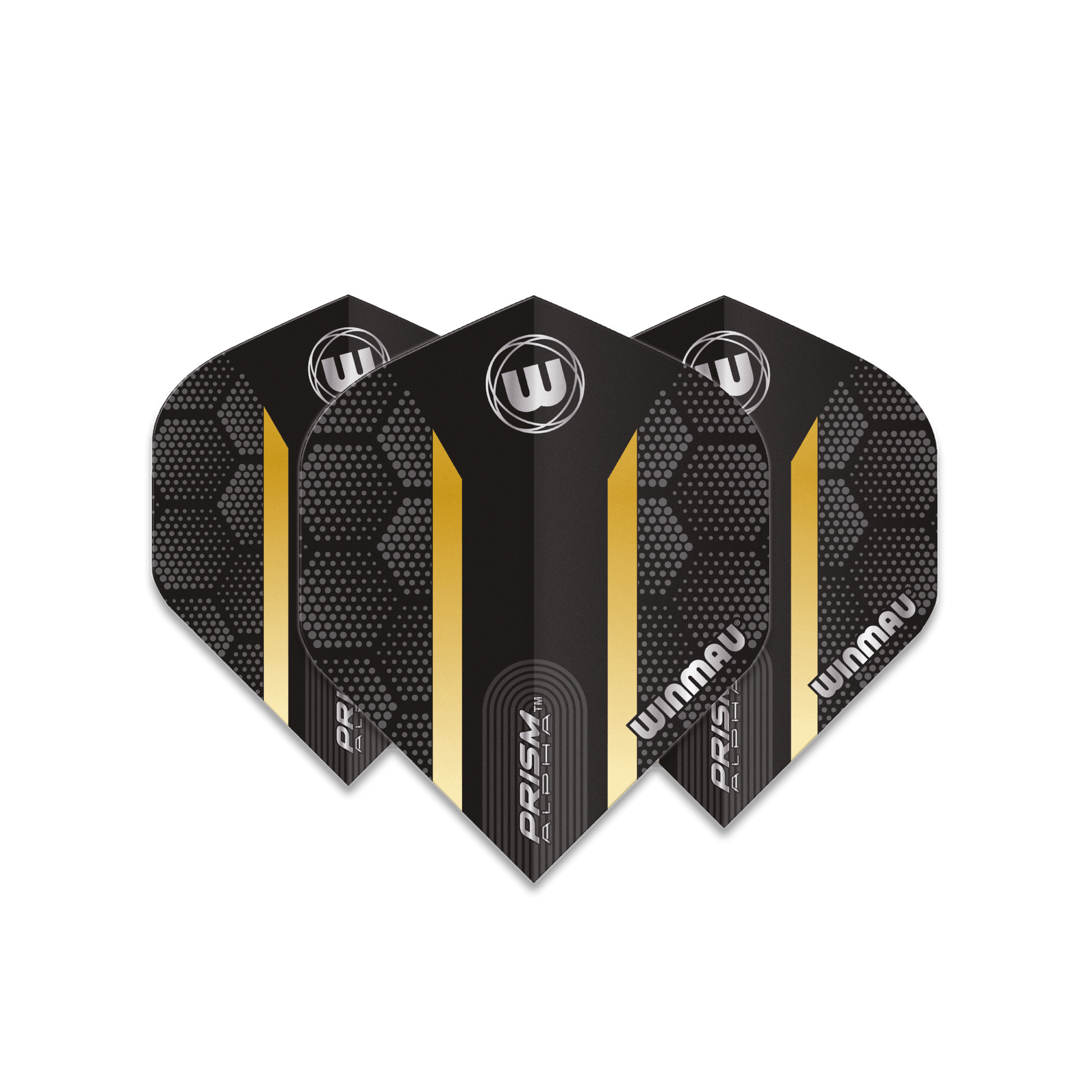 Winmau - Prism Alpha Fekete & Gold Hexagon - 100 Mikron - Darts Toll - Direct Darts - 1