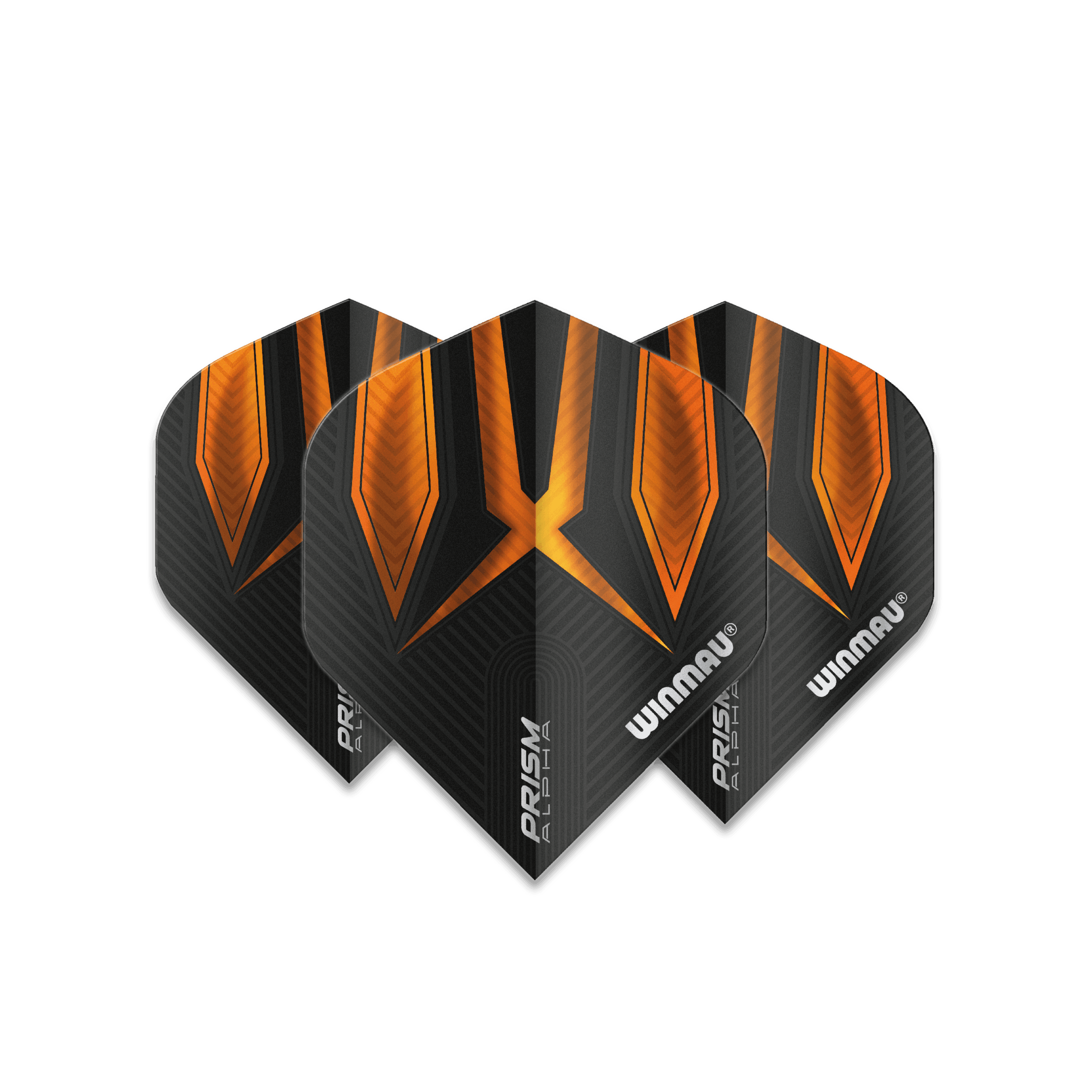 Winmau - Prism Alpha Fekete & Narancssárga - 100 Mikron - Darts Toll - Direct Darts - 1