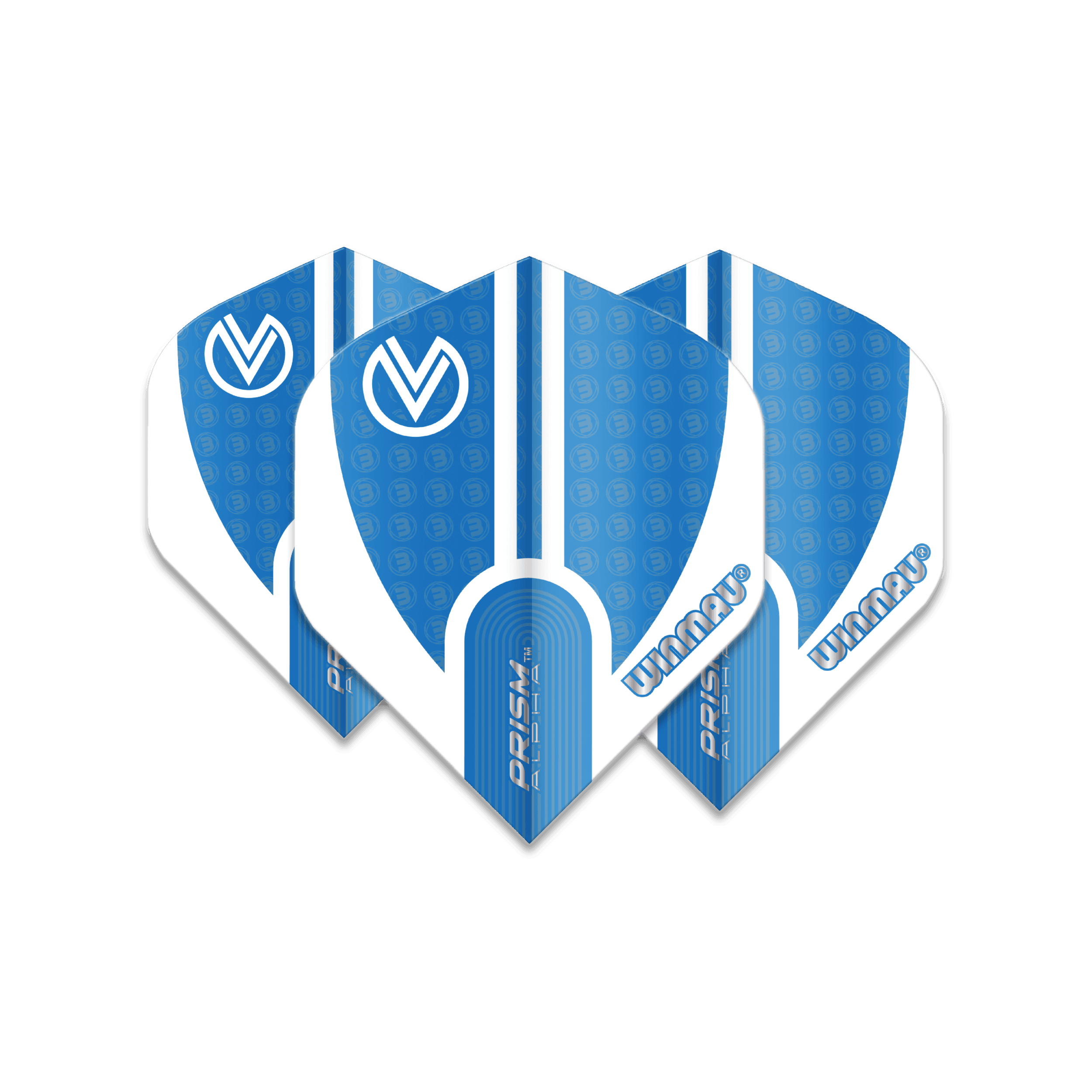 Winmau - Prism Alpha Vincent Kék & Fehér Standard - 100 Mikron - Darts Toll - Direct Darts - 1