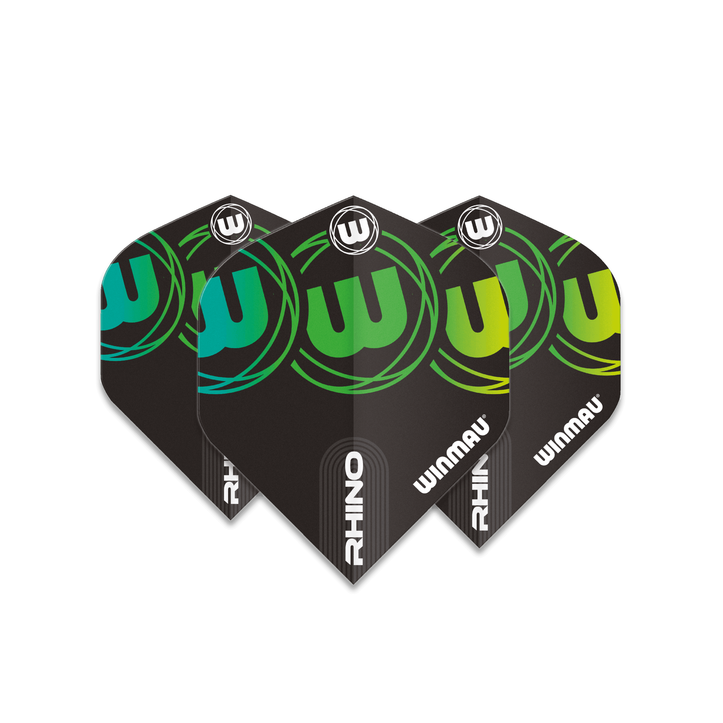 Winmau - Rhino Fekete & Zöld Extra Vastag Standard - 100 Mikron - Darts Toll - Direct Darts - 1
