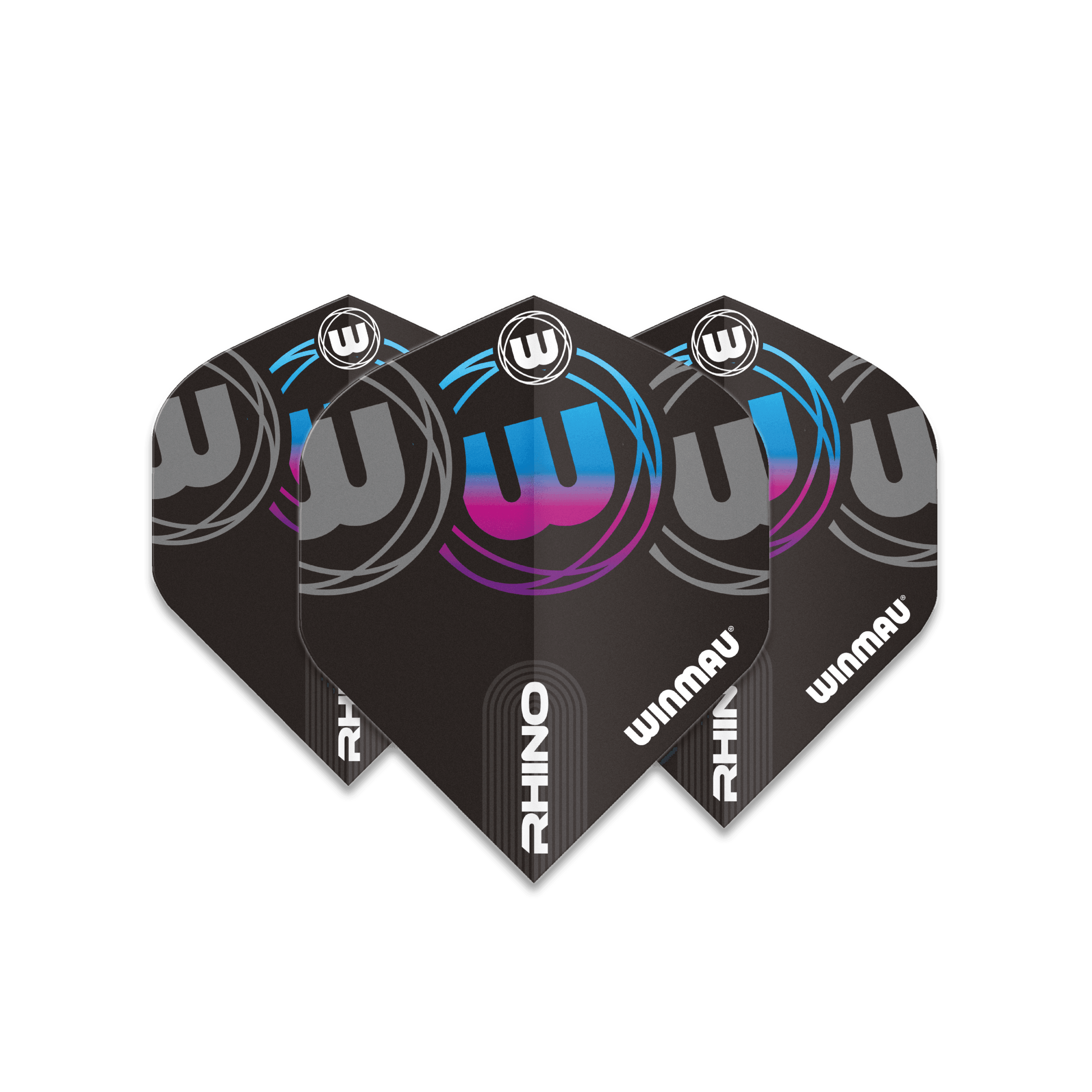 Winmau - Rhino Fekete, Szürke & Kék Standard - 100 Mikron - Darts Toll - Direct Darts - 1