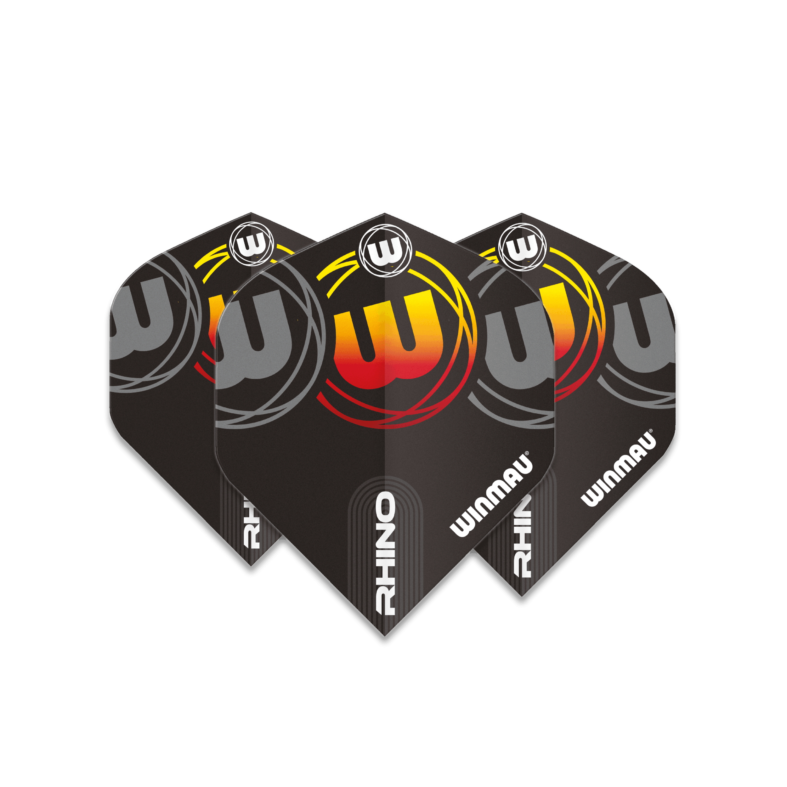 Winmau - Rhino Fekete, Szürke & Narancssárga Standard - 100 Mikron - Darts Toll - Direct Darts - 1