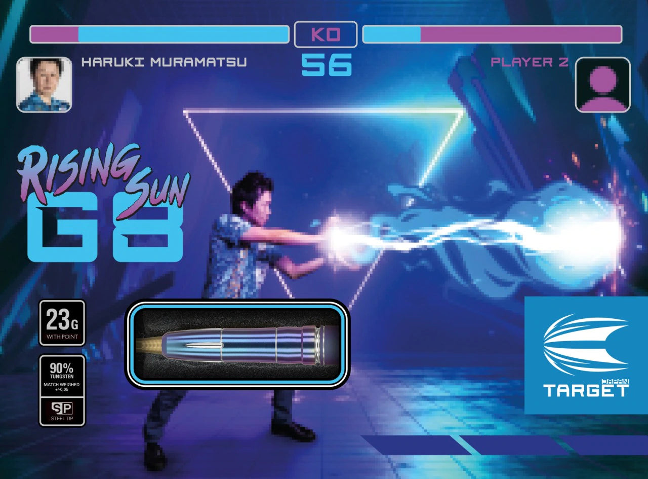 Target Japan - Rising Sun Gen 8 - 90% - Steel Darts Szett - Direct Darts - 2