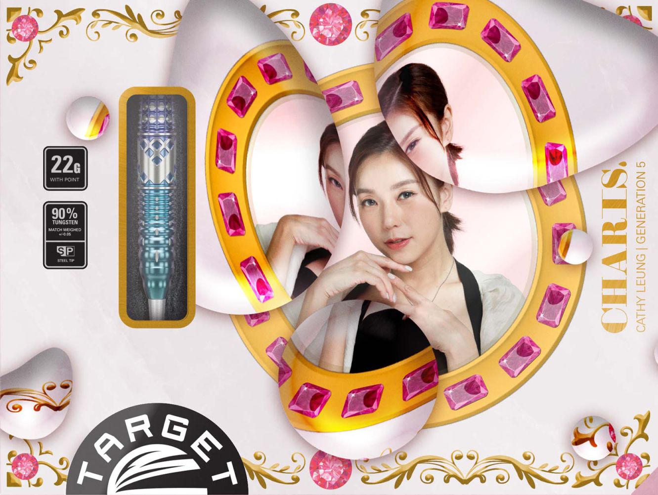 Target Japan - Charis Gen5 - 90% - Steel Darts Szett - Direct Darts - 4