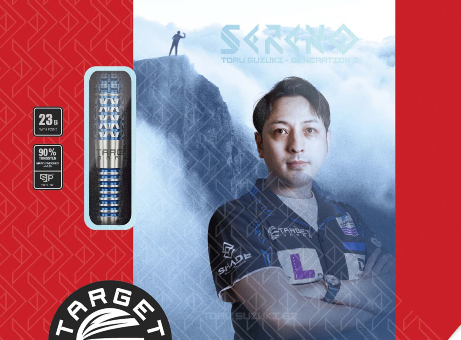 Target Japan - Sereno Gen2 - 90% - Steel Darts Szett - Direct Darts - 4