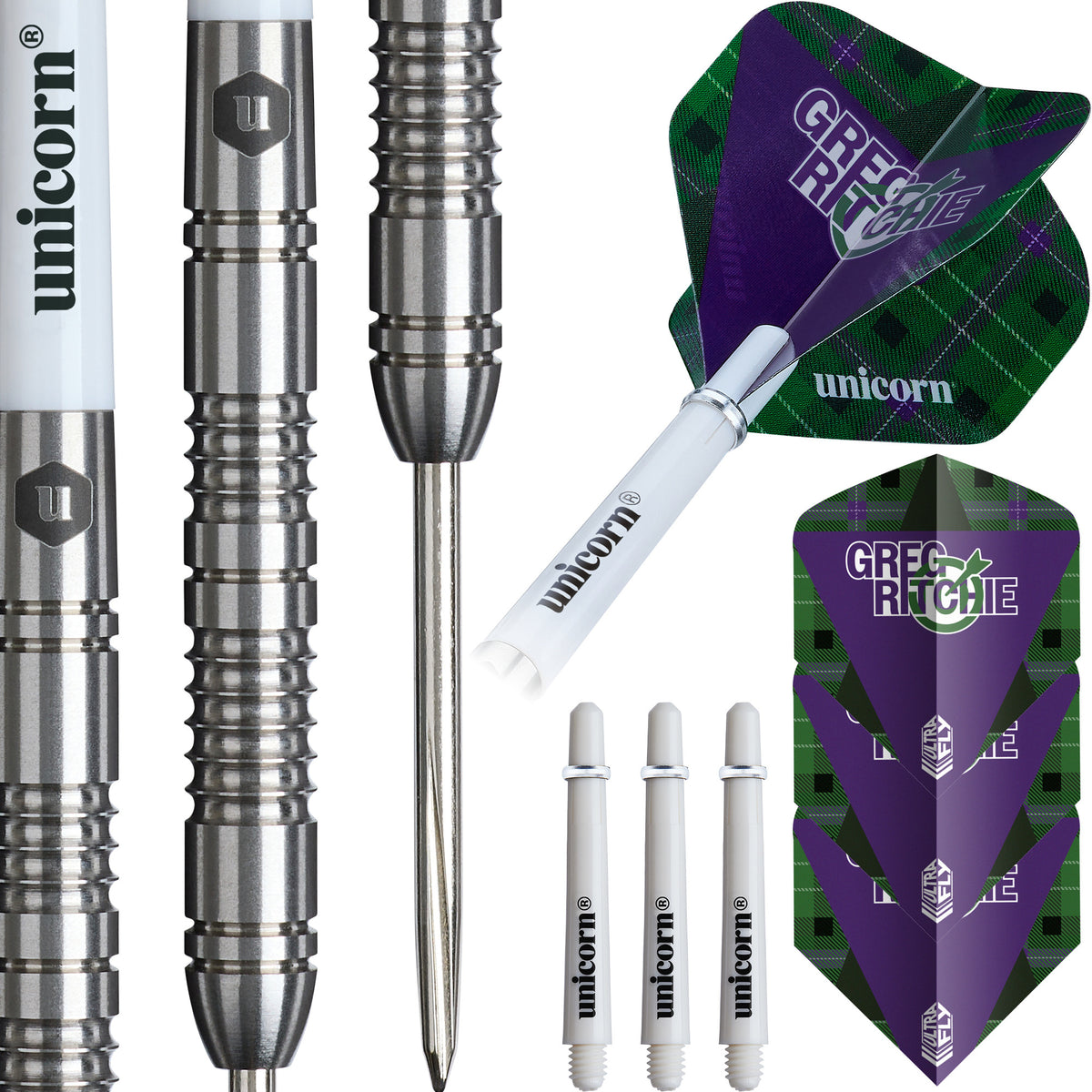 Unicorn - Greg Ritchie - 95% - Steel Darts Szett - Direct Darts - 1