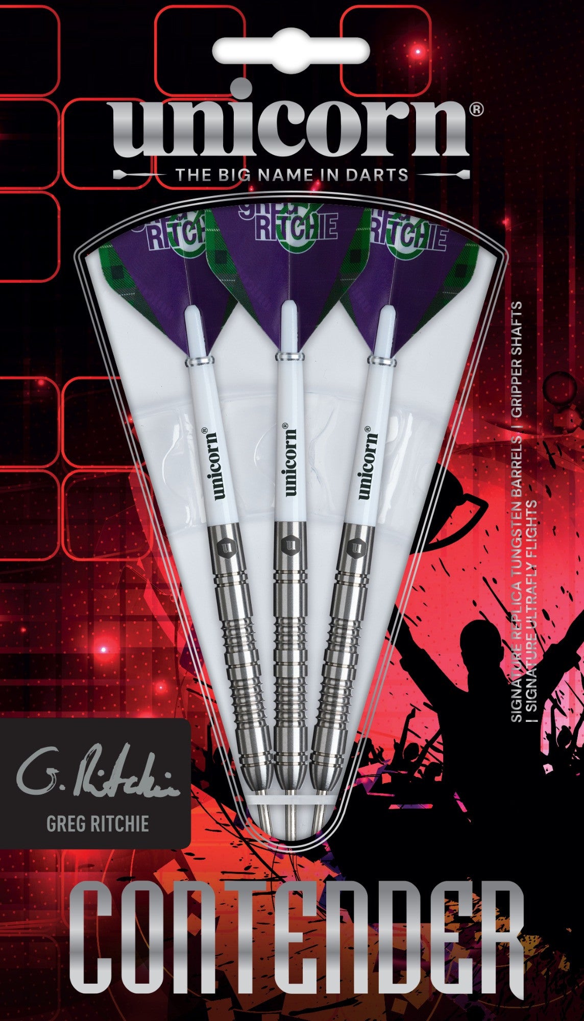 Unicorn - Greg Ritchie - 95% - Steel Darts Szett - Direct Darts - 4