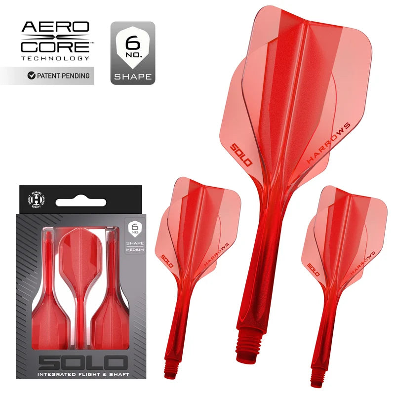 Harrows - Solo 6 - Piros - Darts Szár - Direct Darts - 1