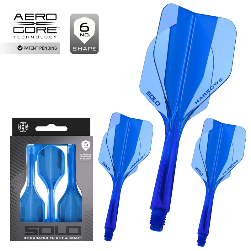 Harrows - Solo 6 - Kék - Darts Szár - Direct Darts - 1