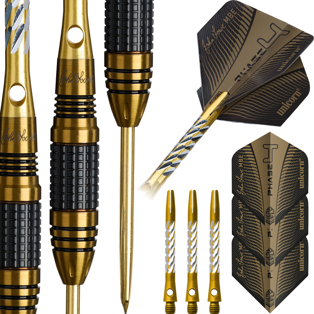 Unicorn - W/C John Lowe Phase 4 - 90% - Steel Darts Szett - Direct Darts - 1