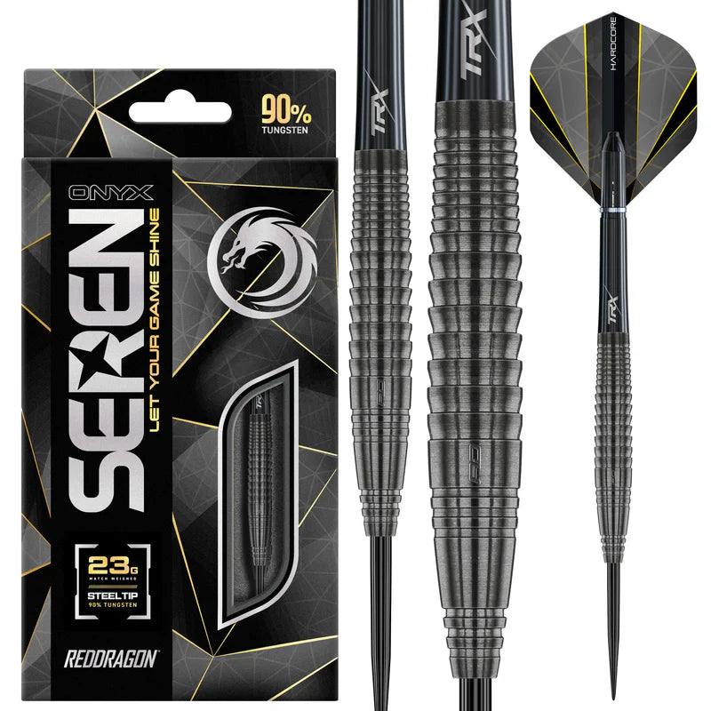 Red Dragon Seren 4 Onyx 90% Steel Darts Szett - Direct Darts - 2