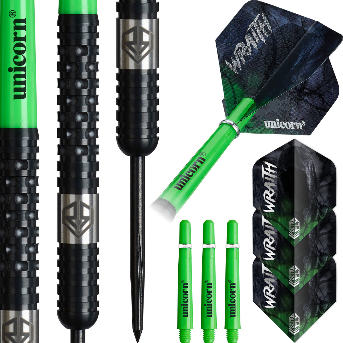 Unicorn - Wraith Ross Smith - 90% - Steel Darts Szett - Direct Darts - 1