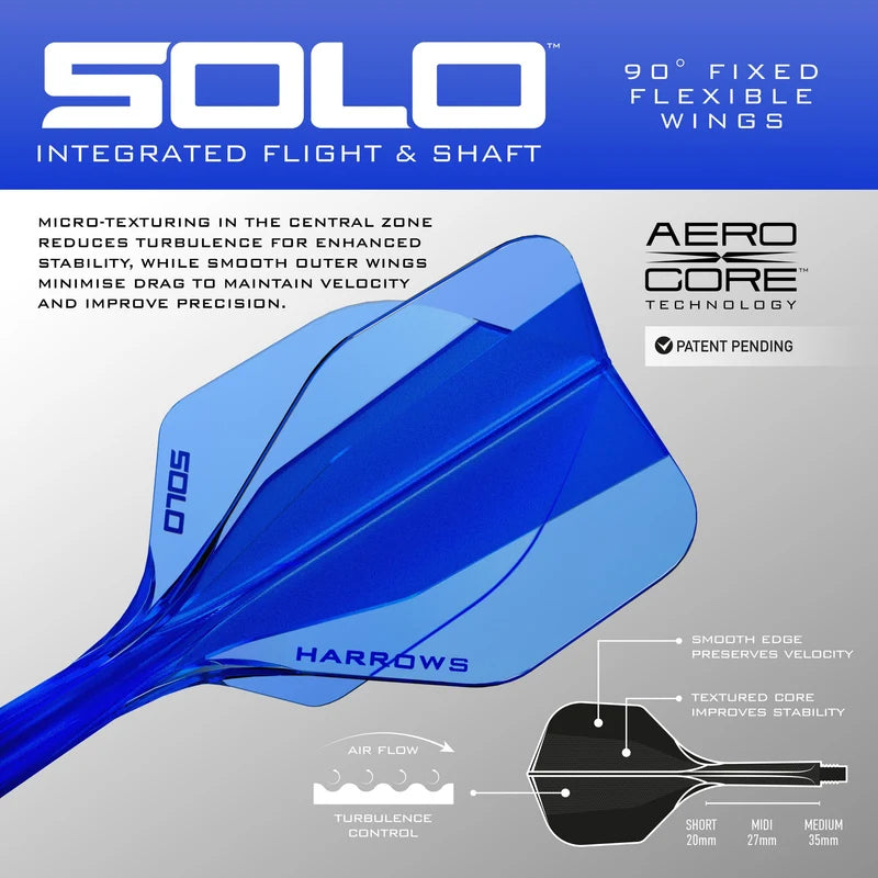 Harrows - Solo 6 - Kék - Darts Szár - Direct Darts - 3