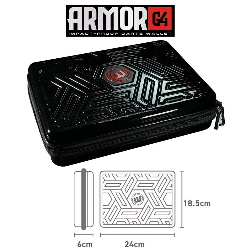 Winmau Armor G4 Fekete Darts Tok - Direct Darts - 4