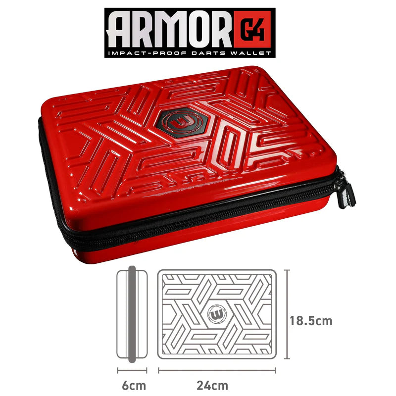 Winmau Armor G4 Piros Darts Tok - Direct Darts - 6