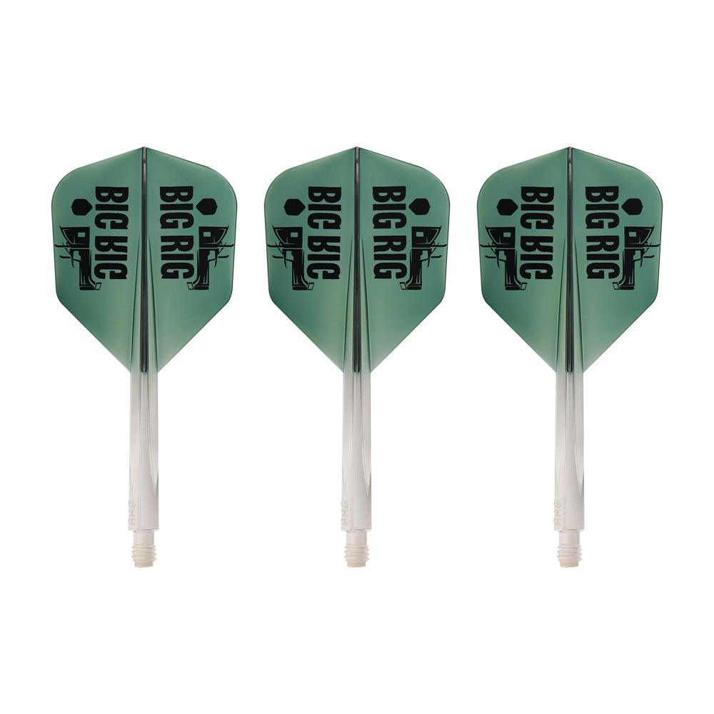 Condor - Axe Big Rig - Zöld Gradiant - No6 - Egybe Darts Szár/Toll - Direct Darts - 1