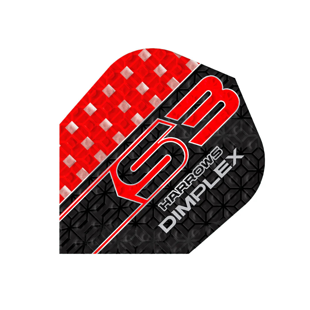 Harrows Dimplex S3 Piros No6 100 Mikron Darts Toll - Direct Darts - 1