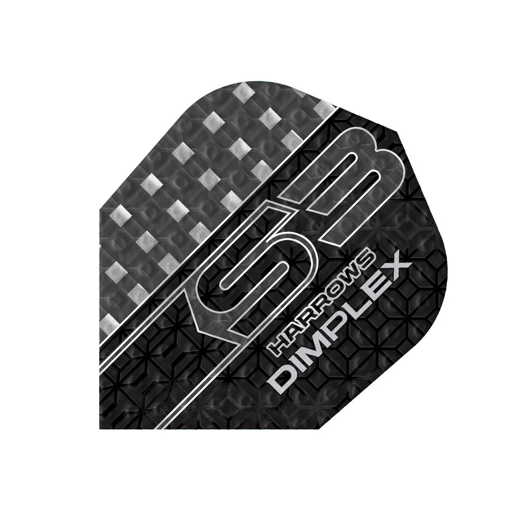 Harrows Dimplex S3 Fekete No6 100 Mikron Darts Toll - Direct Darts - 1
